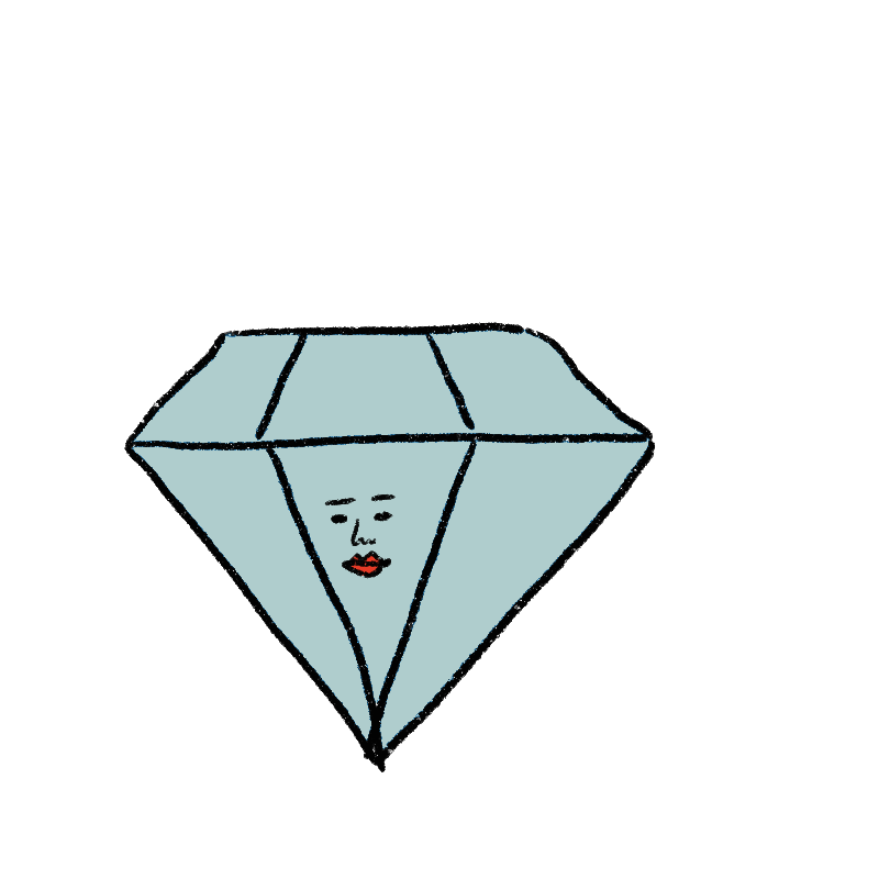 存分にダイヤモンドに輝いてほし