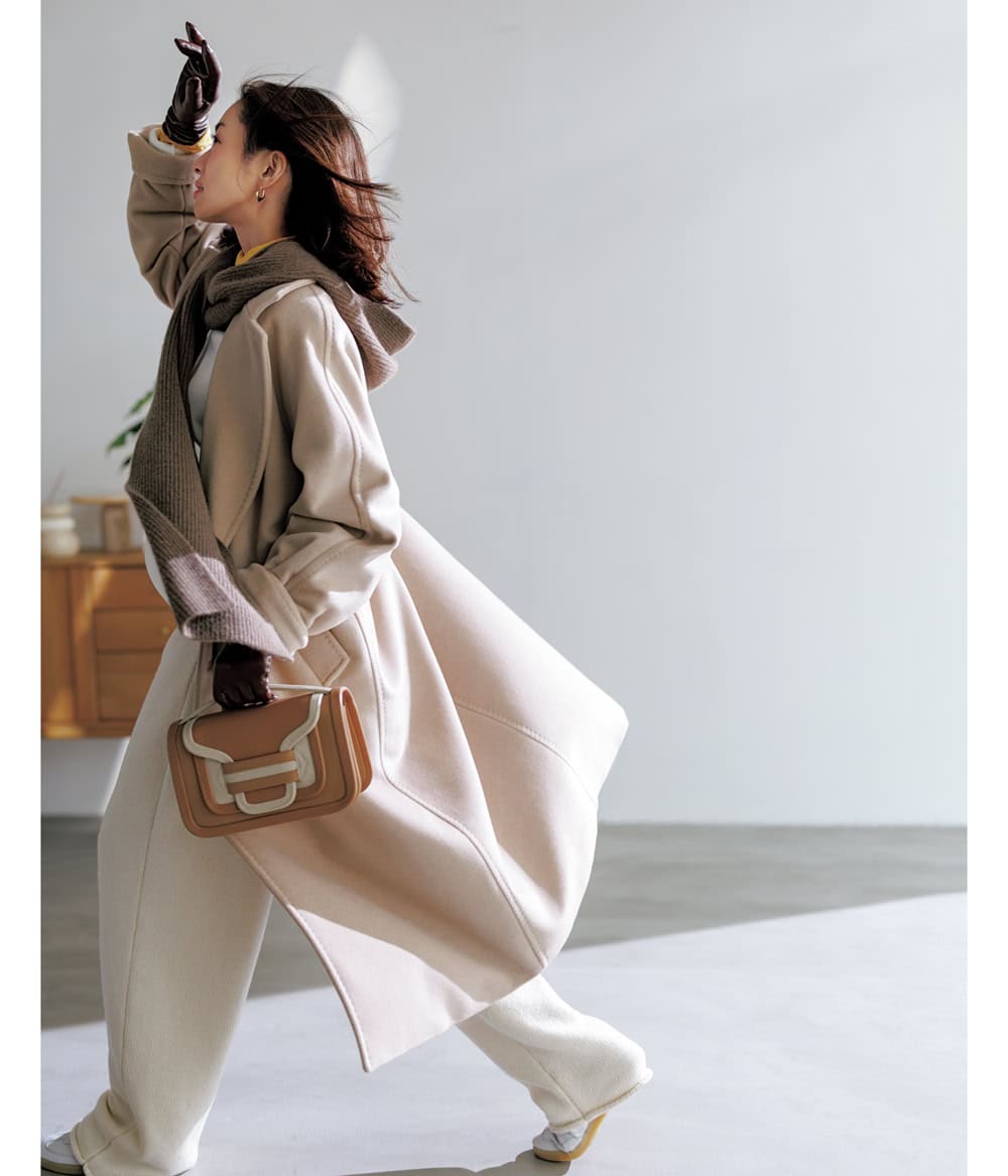 高垣麗子 マックスマーラ コートコーデ