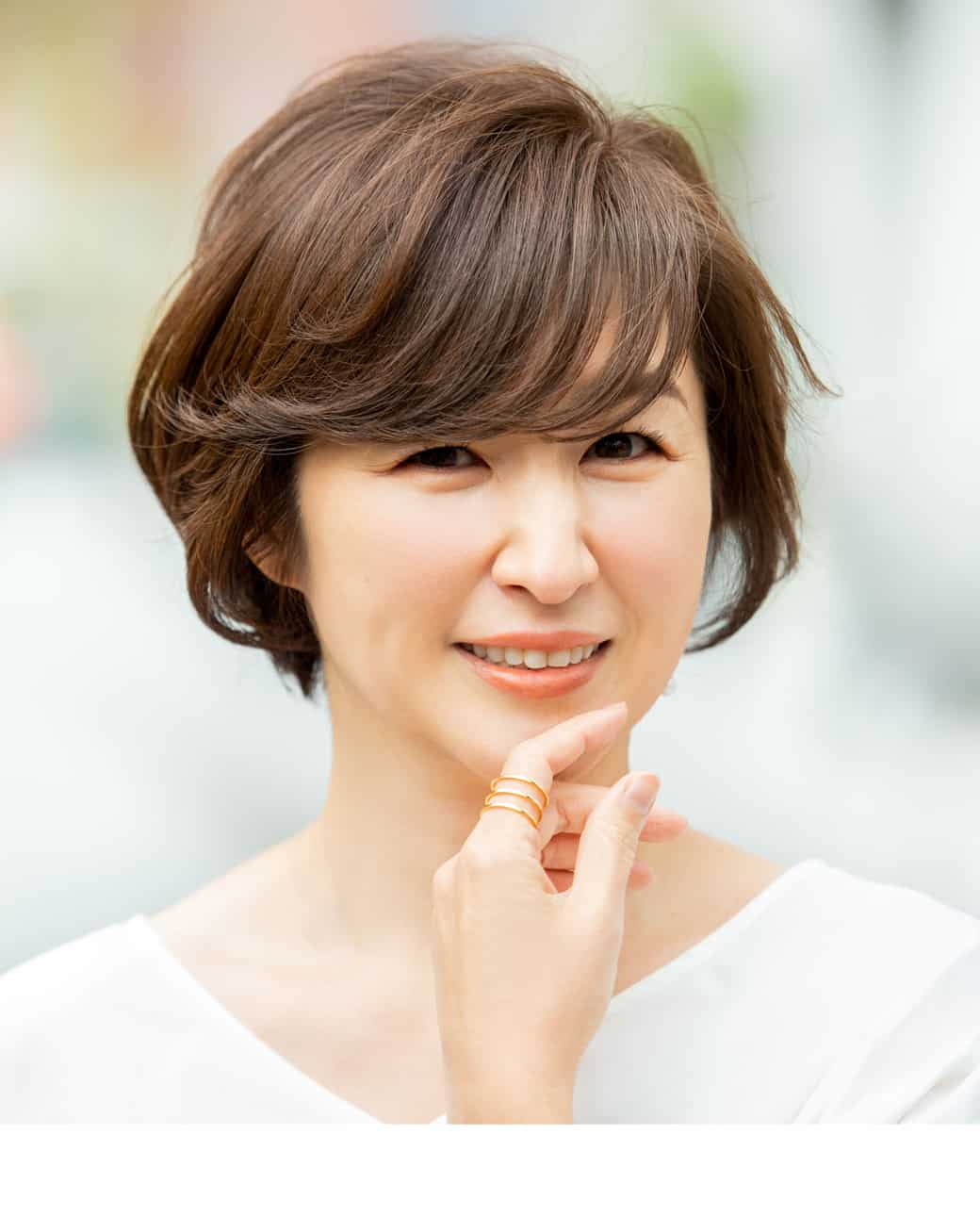 王道ショートボブは 大人可愛い丸みで男性ウケも上々です 40代の毎日ヘアスタイル Magacol