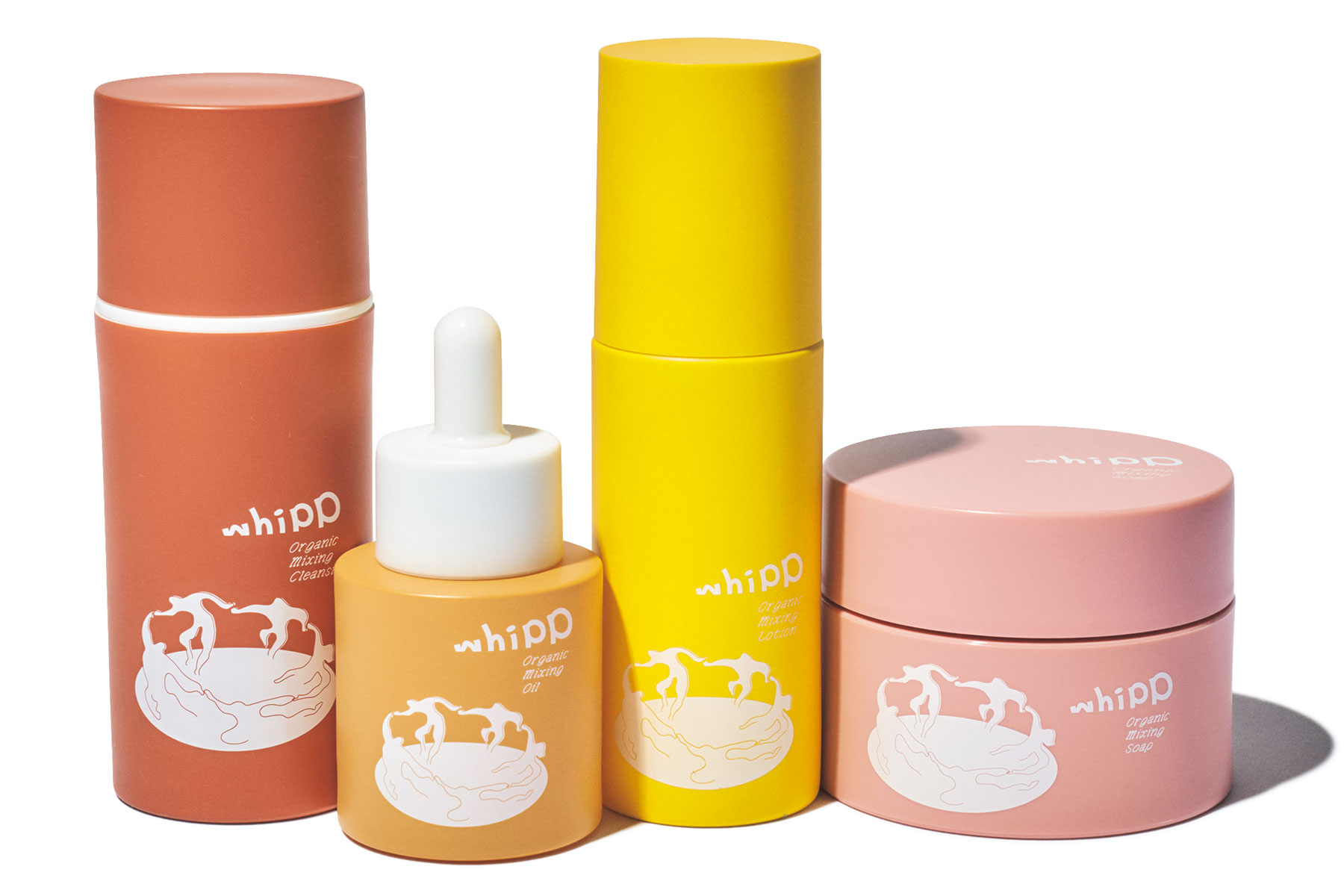 whipporganicフルセット（ミキシングクレンザー、ミキシングソープ100mL、ミキシングオイル30mL、ミキシングローション100mL）