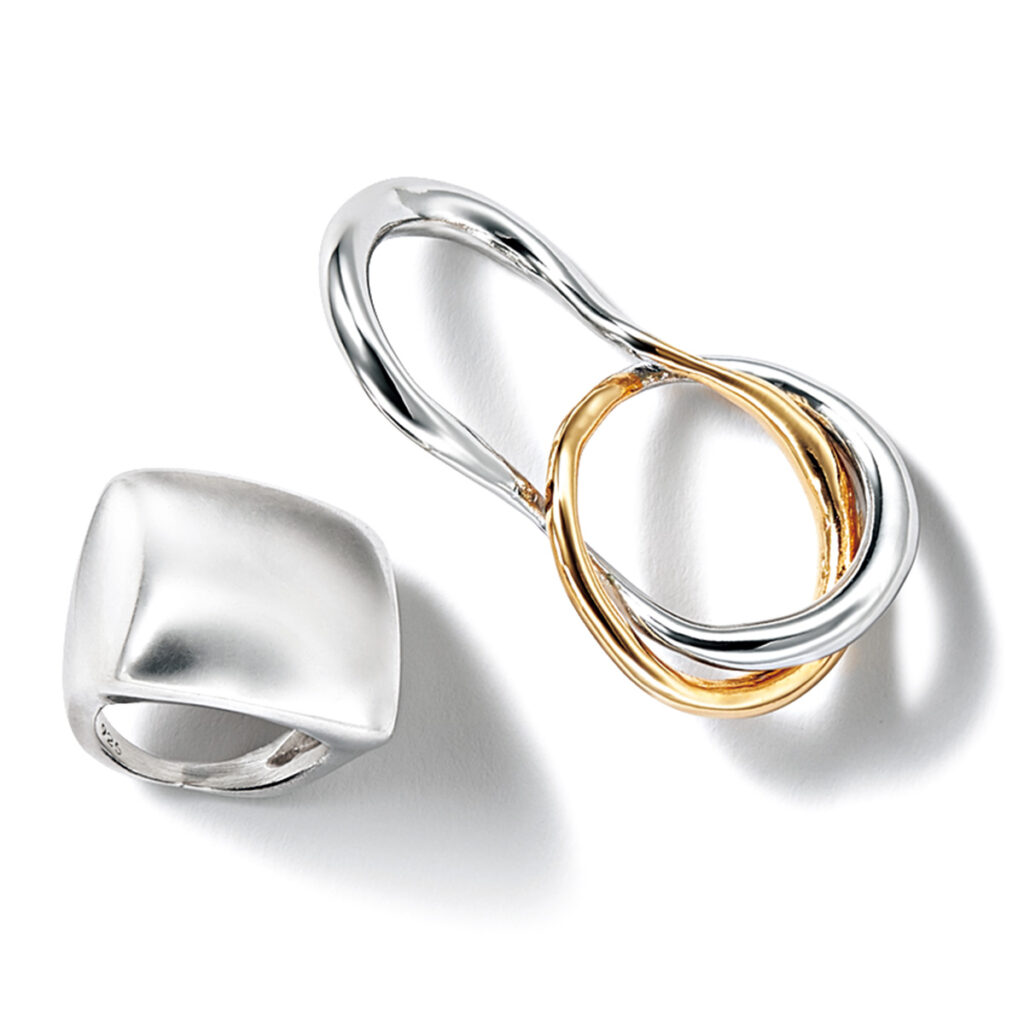 ダブルリングとぽてっとリング