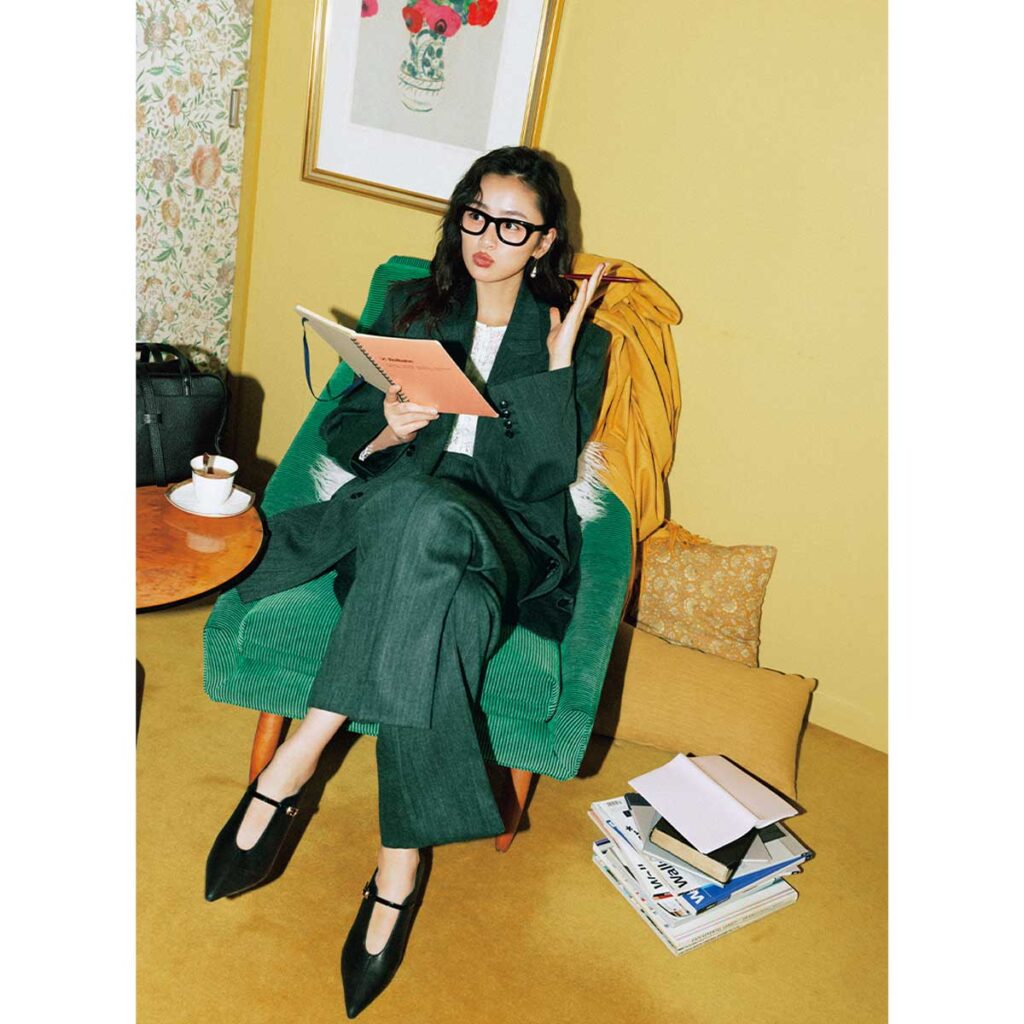 セットアップのコーデ