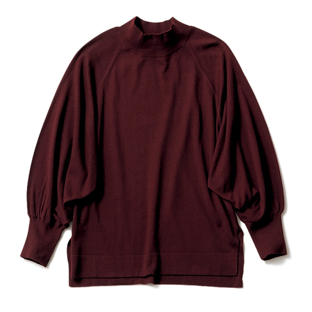 ボルドーニット