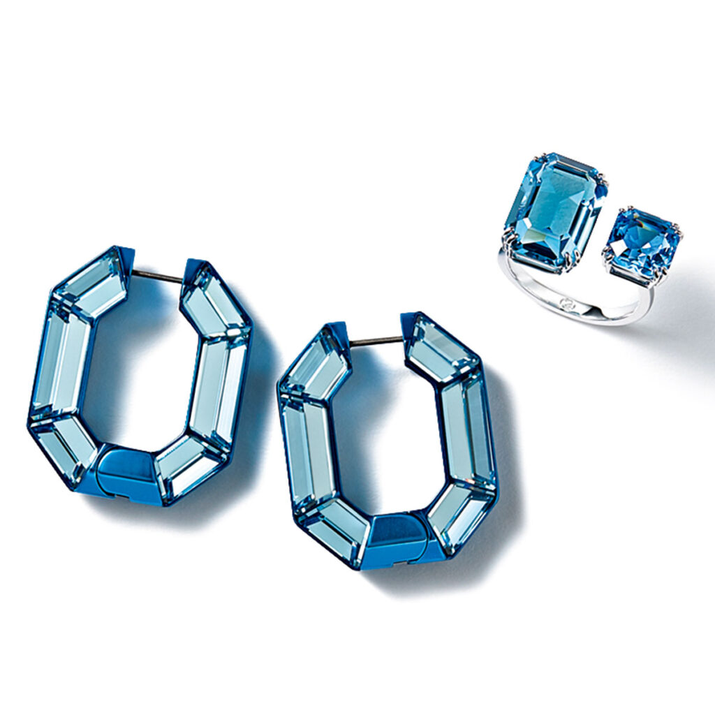 クリスタルピアスとクリスタルリング