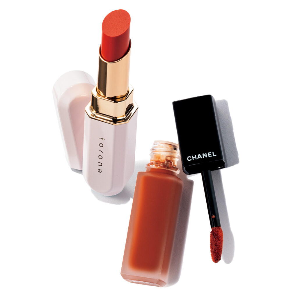 ルージュ アリュール リクィッド ヴェルヴェット 212 とトーン カラー ブロッサム01