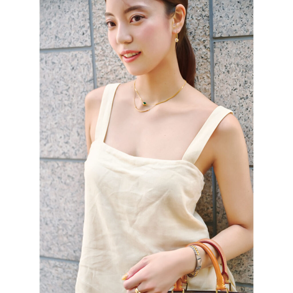 リネン素材のセットアップ