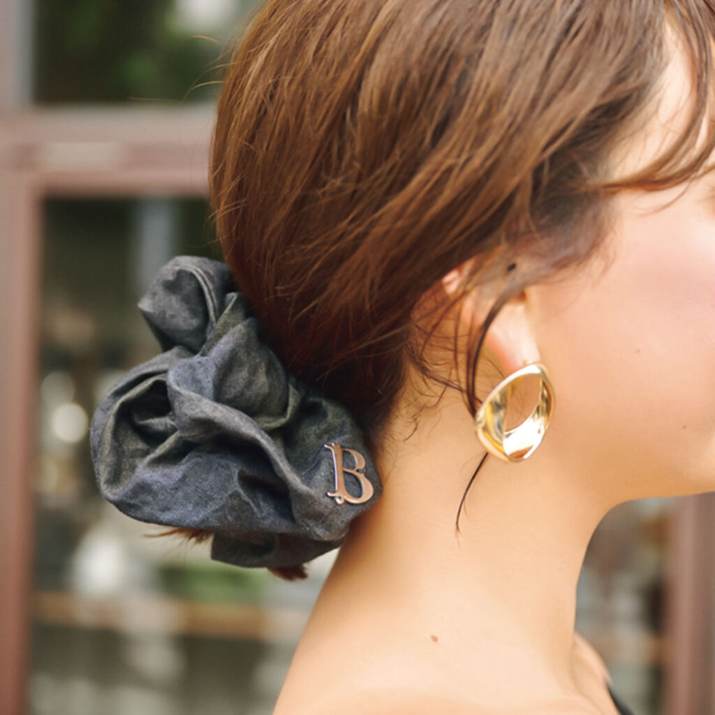 ボリュームシュシュのアレンジ