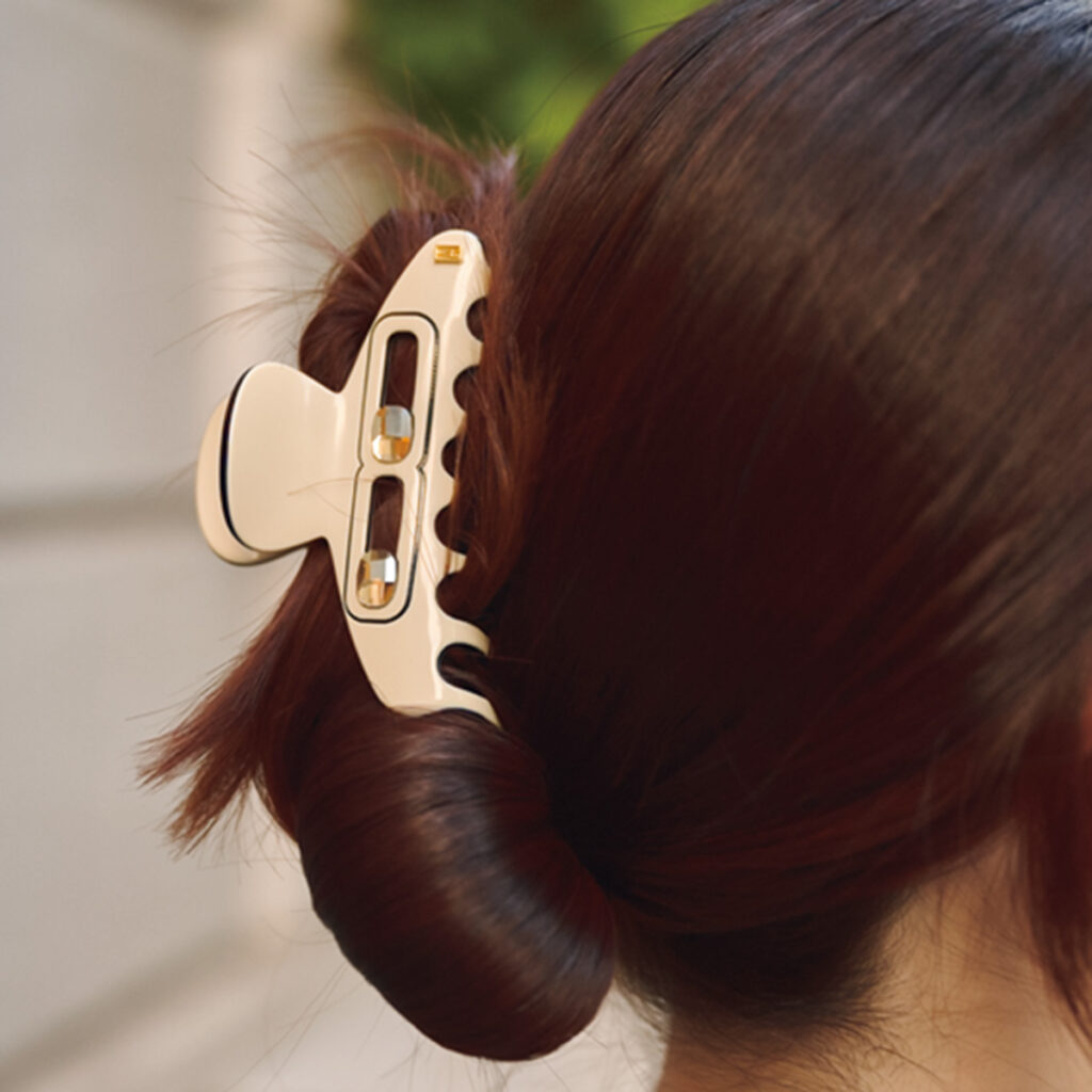 ヘアクリップアレンジ