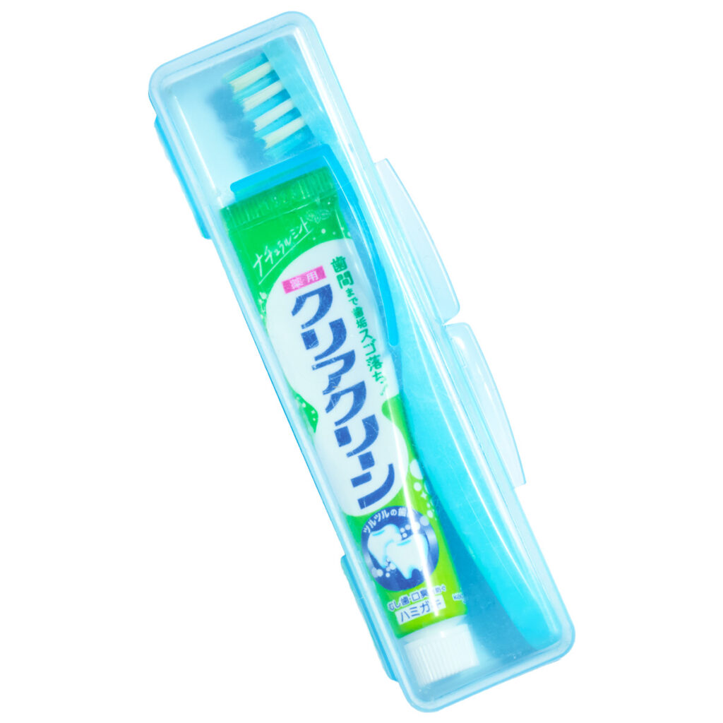 ミニサイズの歯ブラシセット