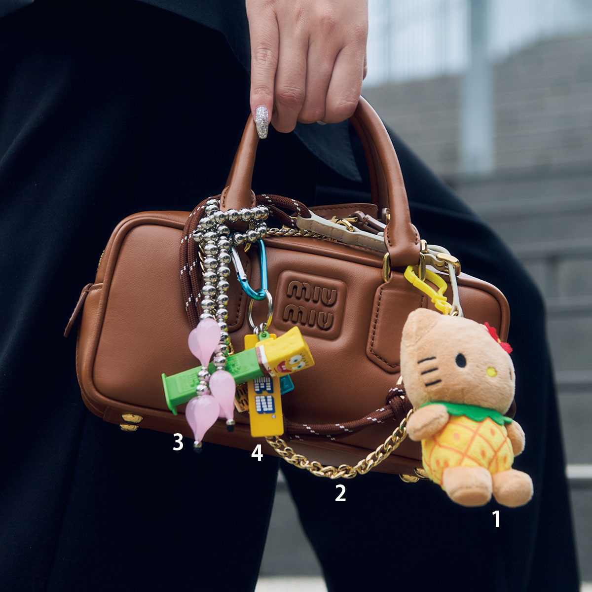 MIUMIUのじゃらづけバッグ