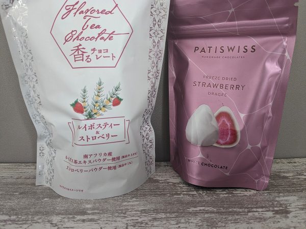 成城石井　PATISWISS フリーズドライストロベリーと成城石井 香るチョコレート ルイボスティー＆ストロベリー