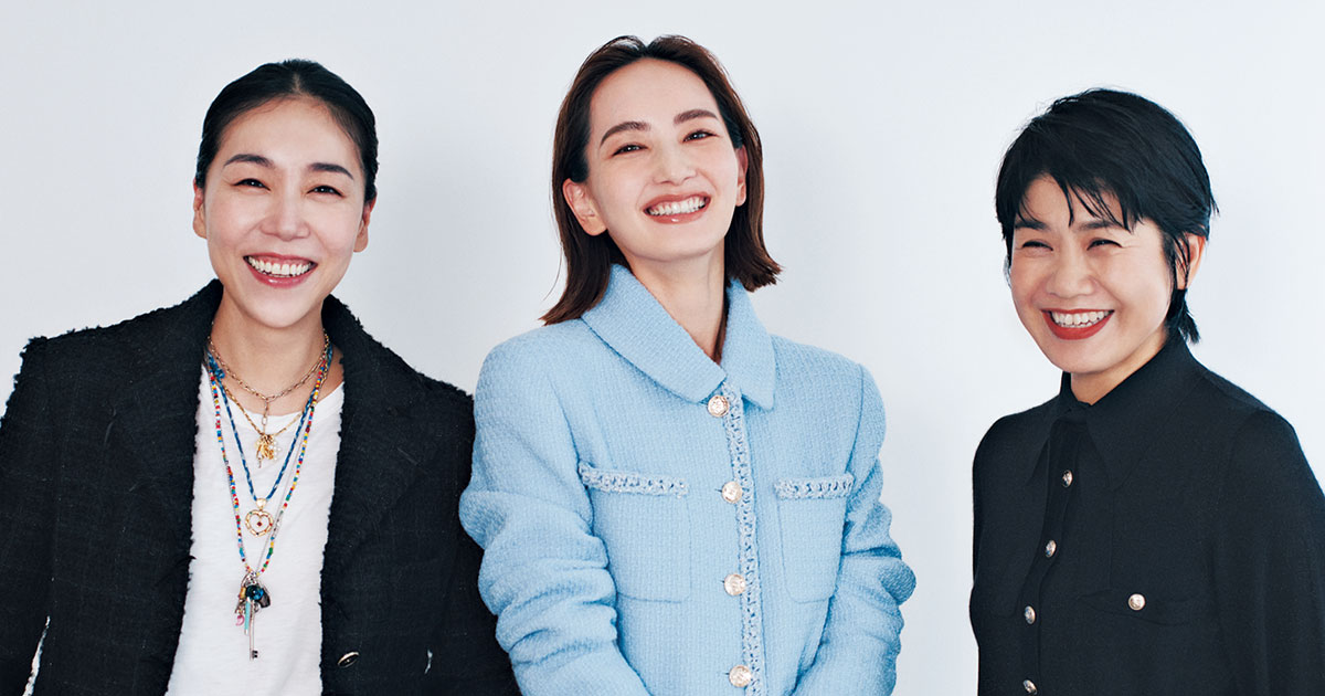 安藤桃子さんと德田佳世さんと辻元舞さん
