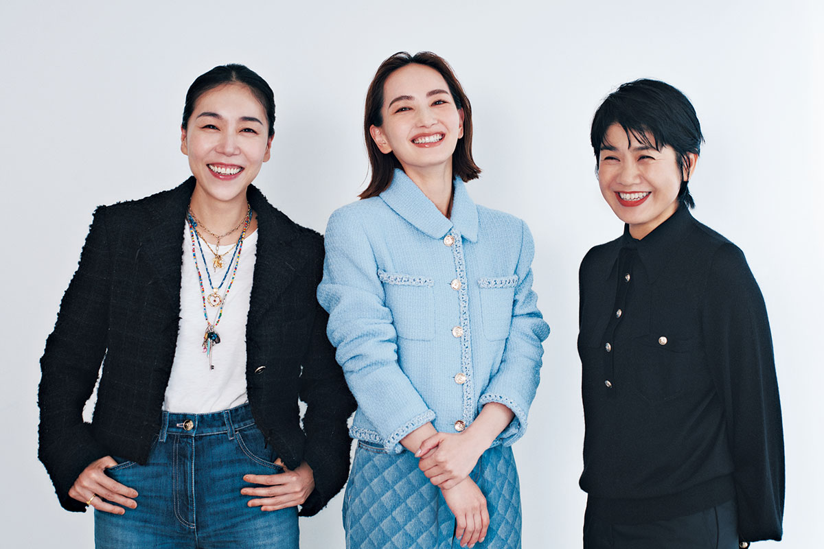 安藤桃子さんと德田佳世さんと辻元舞さん