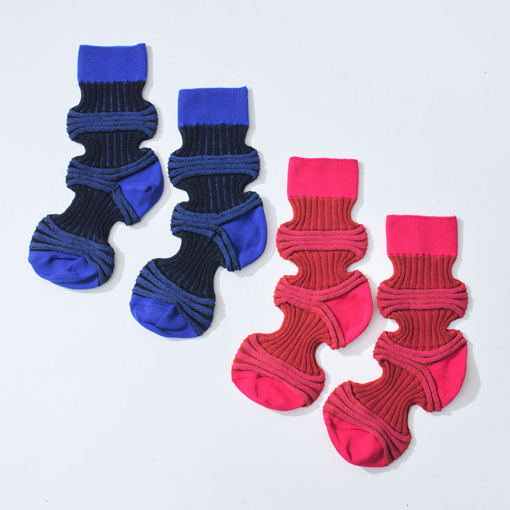 CFCLのGARTER RIB SOCKS