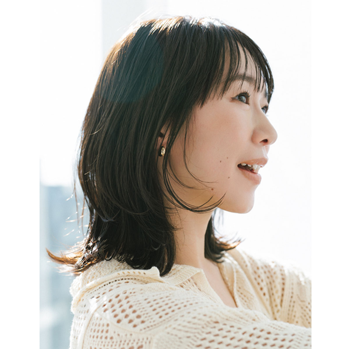 ライター・島田有香さんのヘアを横から見たカット