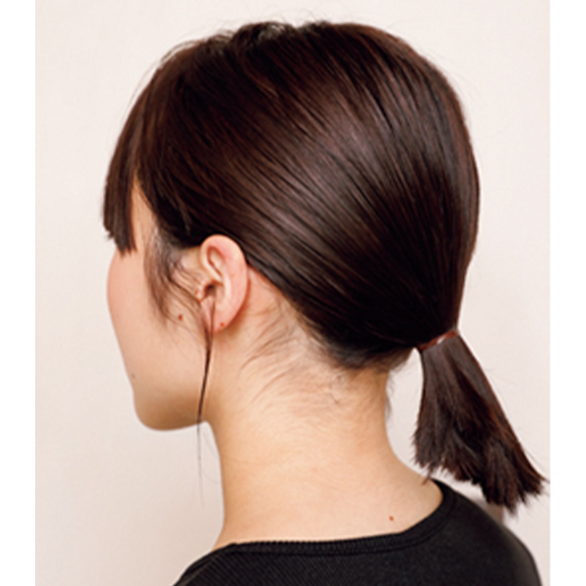 光脱毛前の襟足