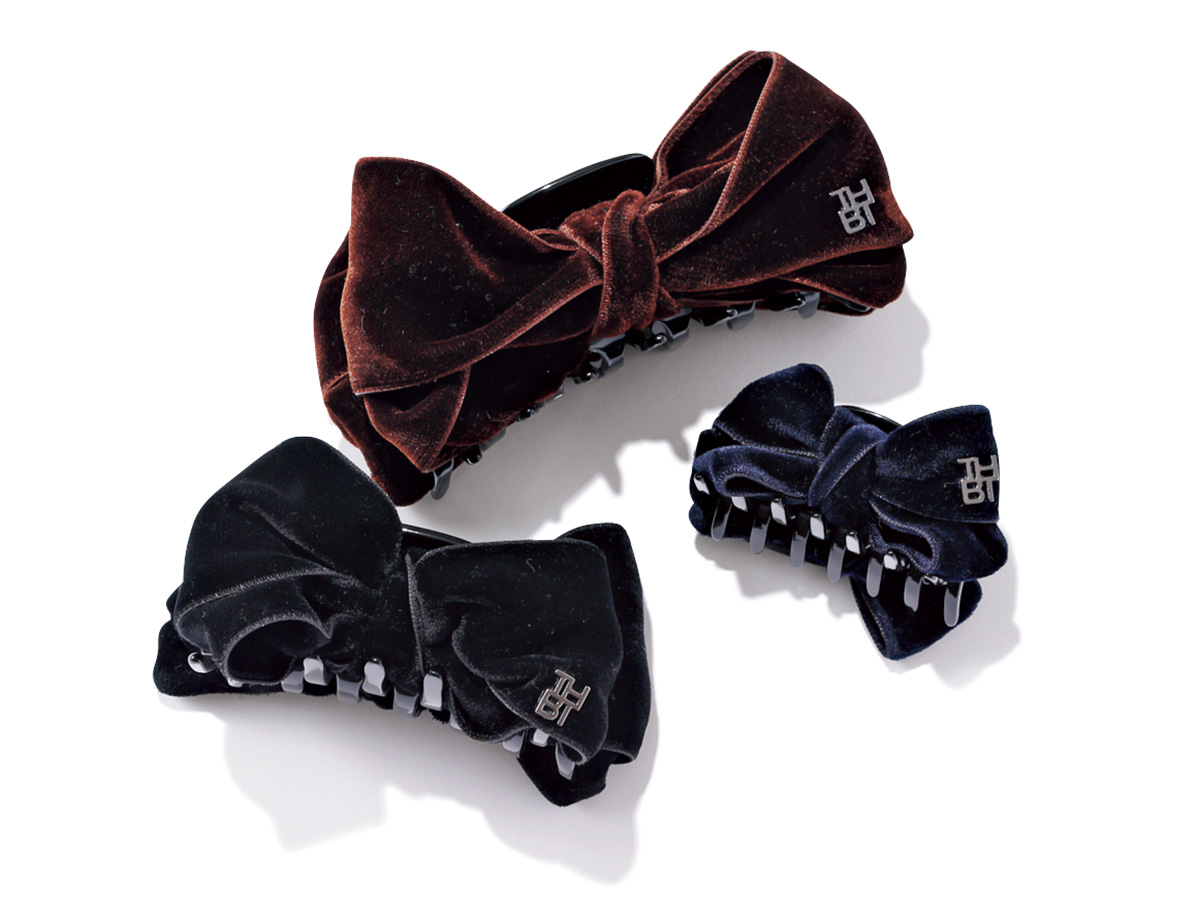 ザヘアバートウキョウの大中小3つのヘアクリップ