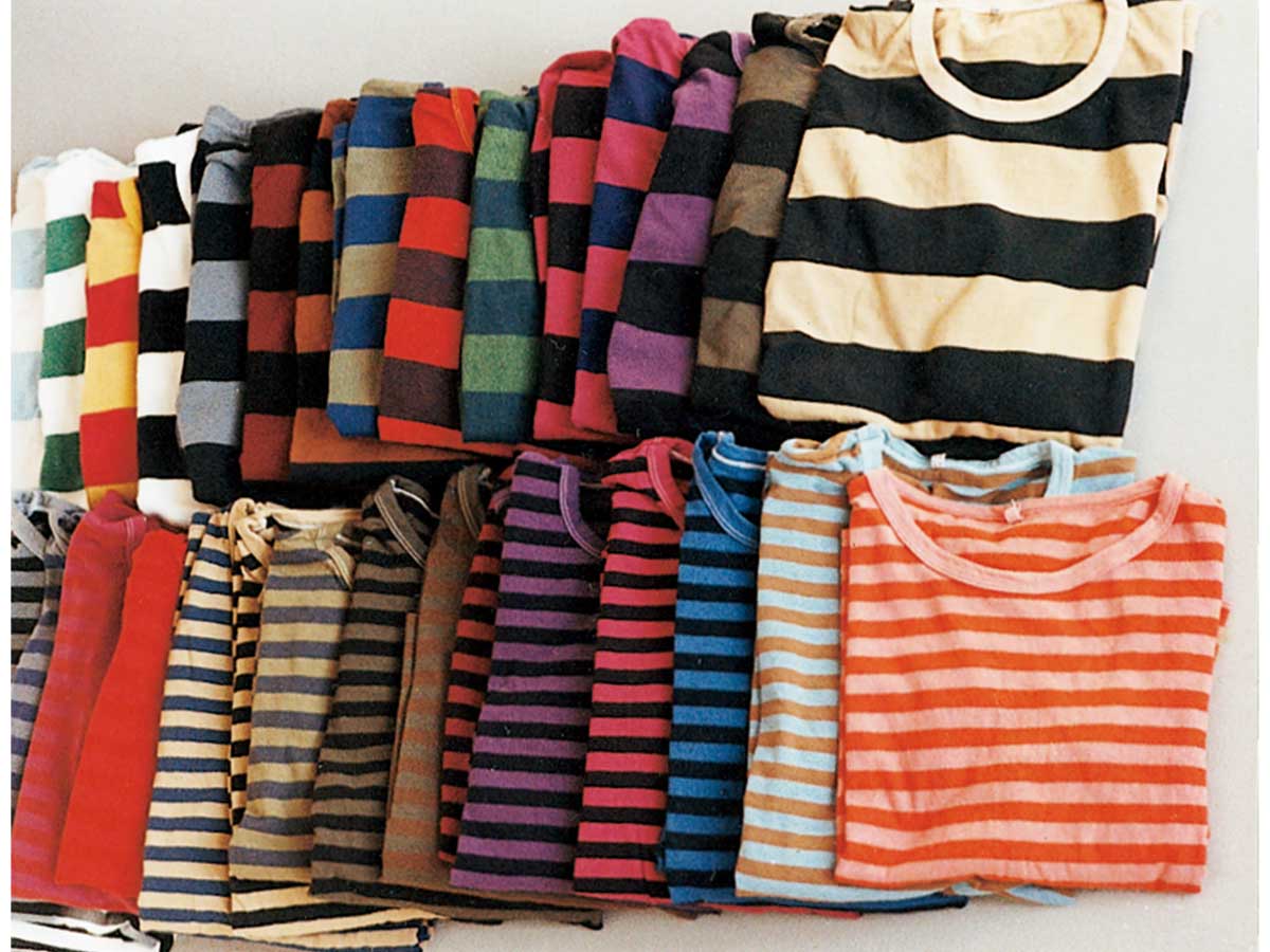 ラガーシャツを着想源にしたボーダーTシャツ