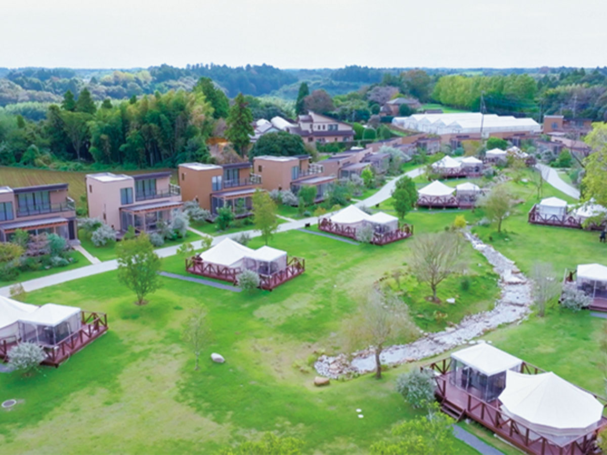 清潔でしっかりした造りのグランピングテント