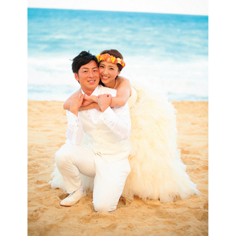 美馬さん夫妻のウエディング写真