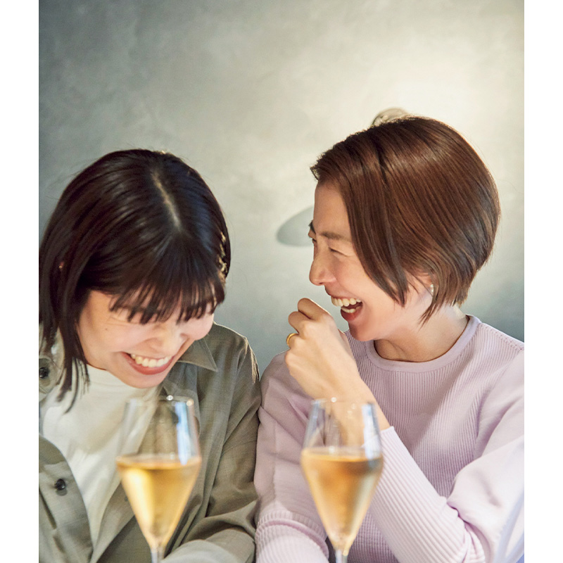 美馬アンナさんと友人