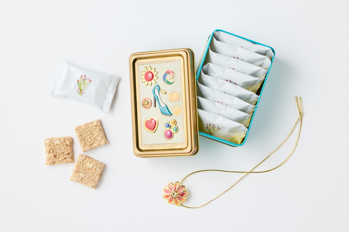 青山デカーボ　選べるボタン付きミニジュエルボタン缶