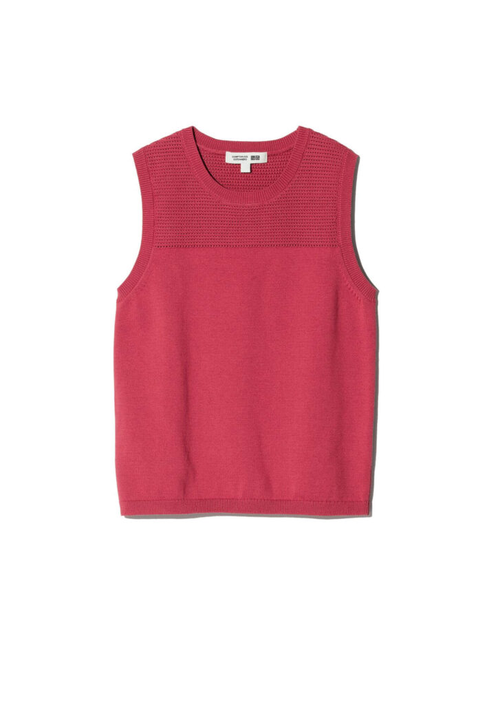 ユニクロユー新作ニットカラーキャミ