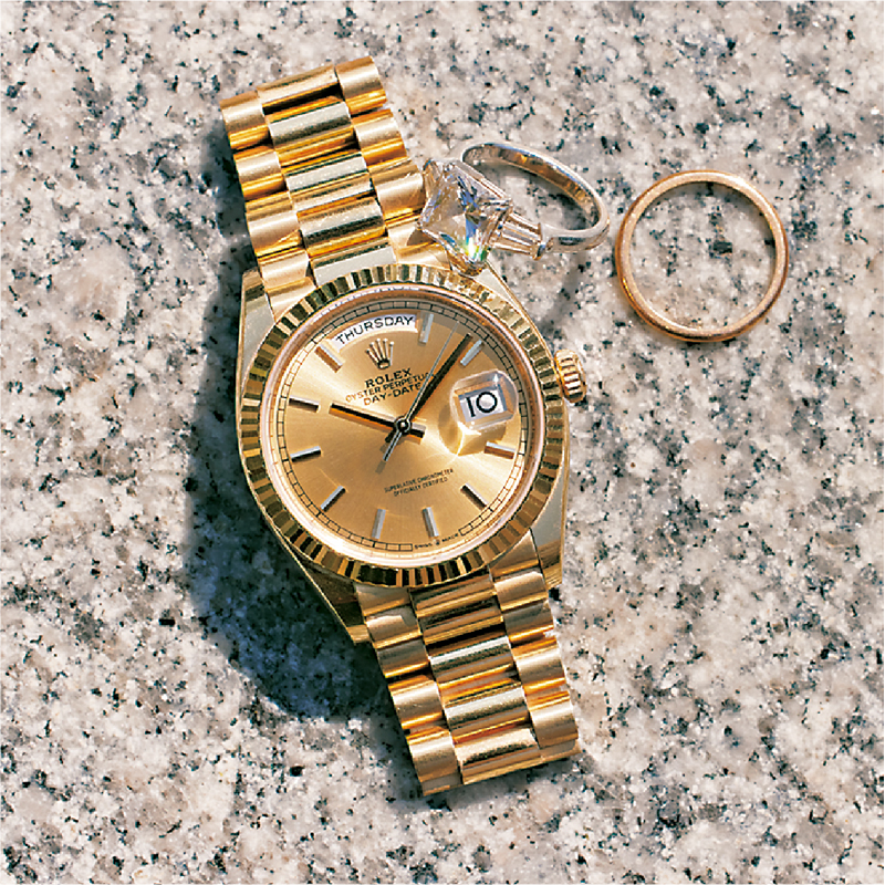 ROLEX（ロレックス）の腕時計。モデルはデイデイト 36mm