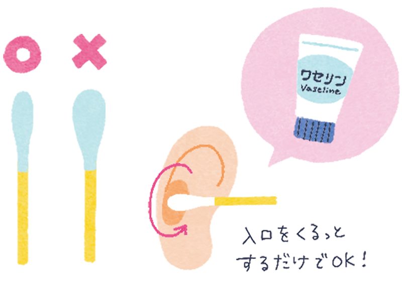 子どもの耳掃除おすすめアイテム：小さめ綿棒とワセリン