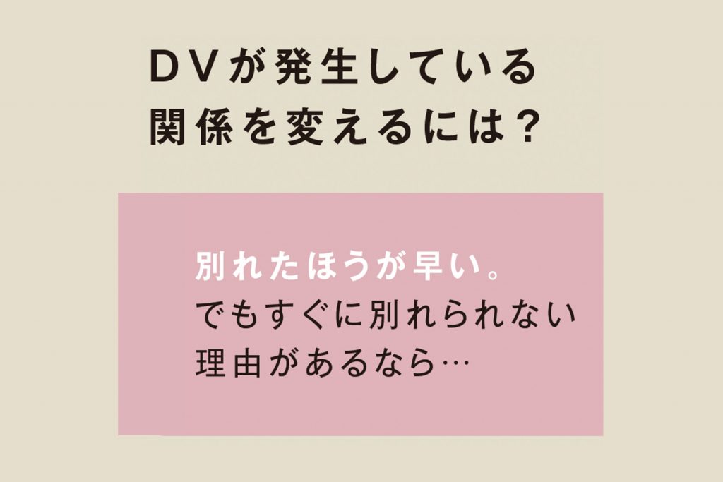  ＼DVが発生している関係を変