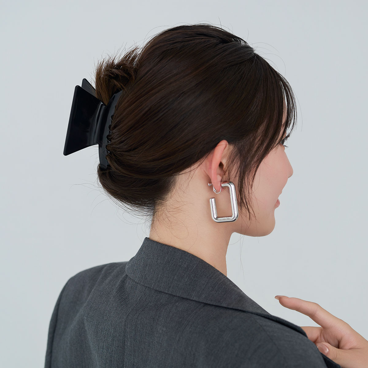 クリップヘアアレンジ