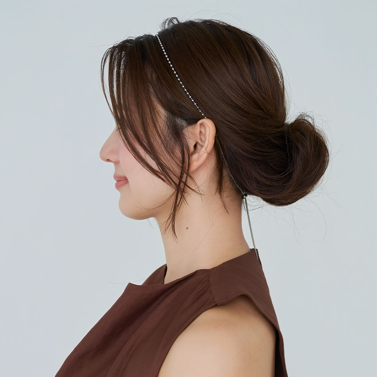 カチューシャヘアアレンジ