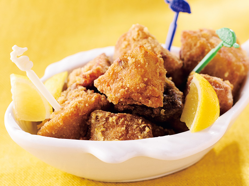 ブリのカレー竜田揚げ