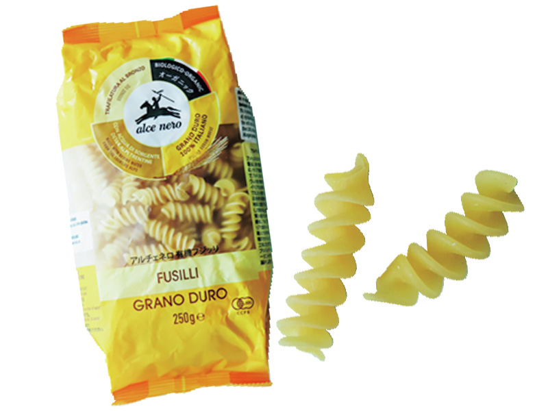 ショートパスタのフジッリ