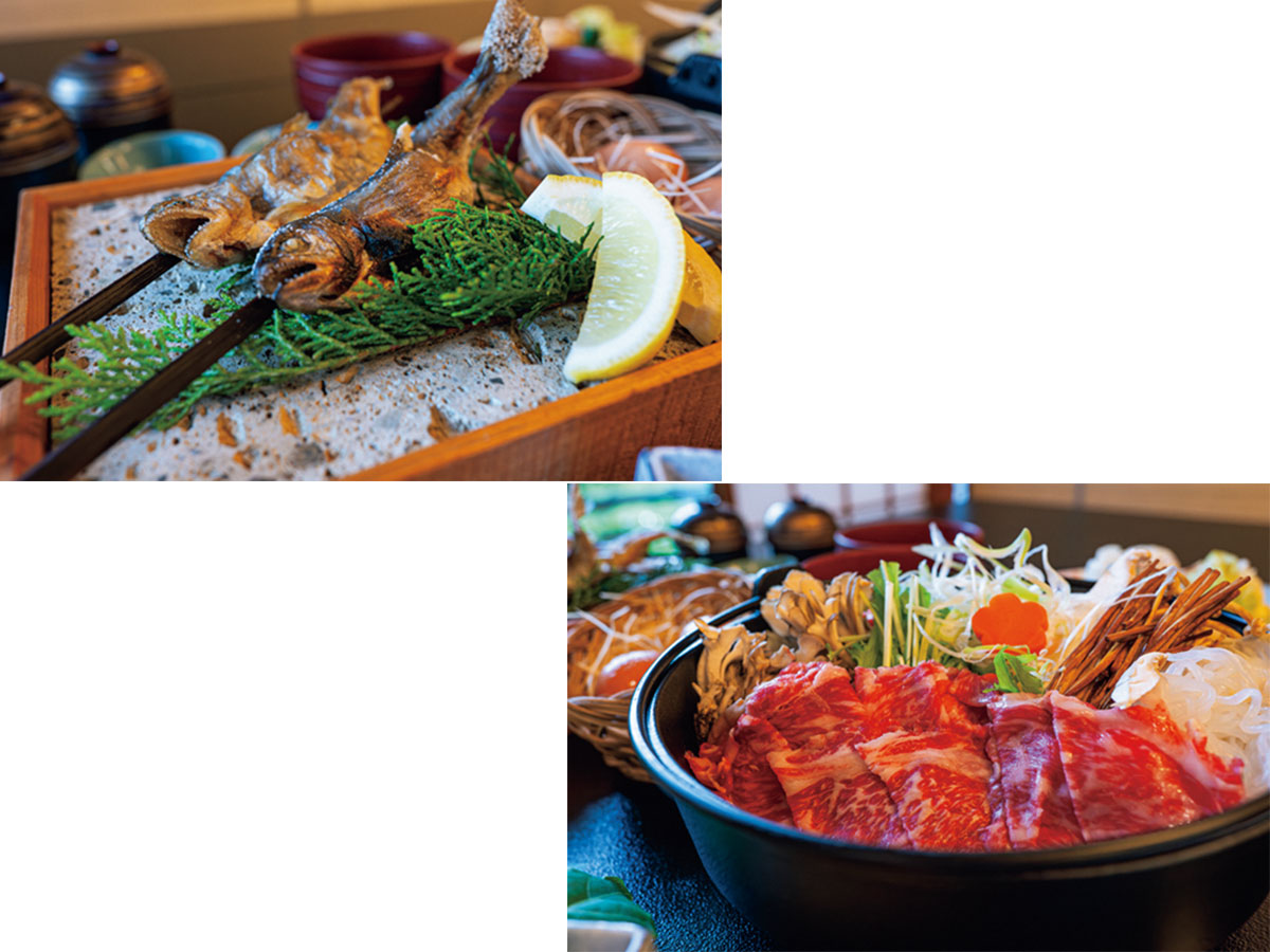 旅館たにがわの料理
