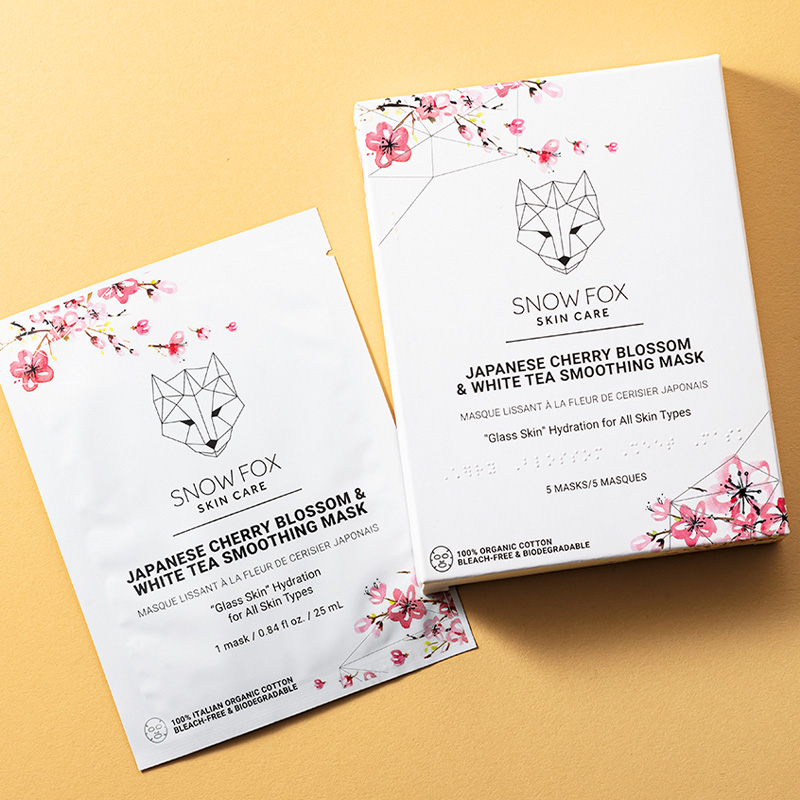 SNOW FOX SKIN CARE 桜＆ホワイトティー スムージング マスク