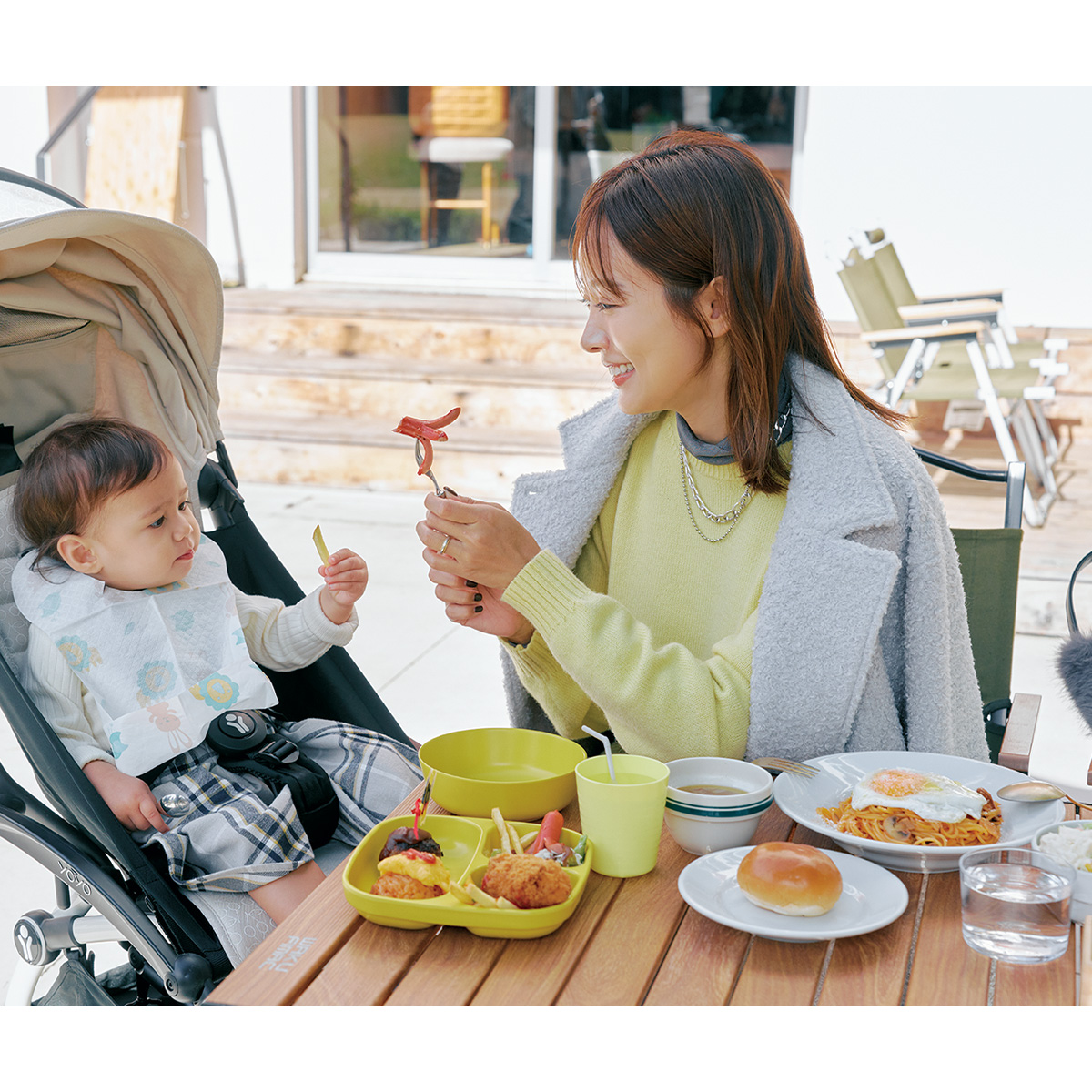 洋食apiは屋外席もある