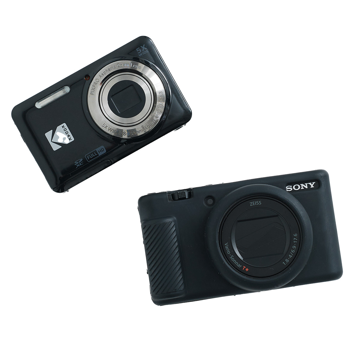 KODAK FZ55とSONYのカメラ