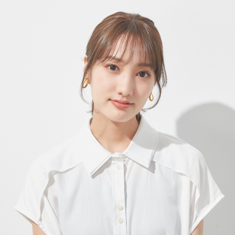 くるりんぱヘアアレンジの正面