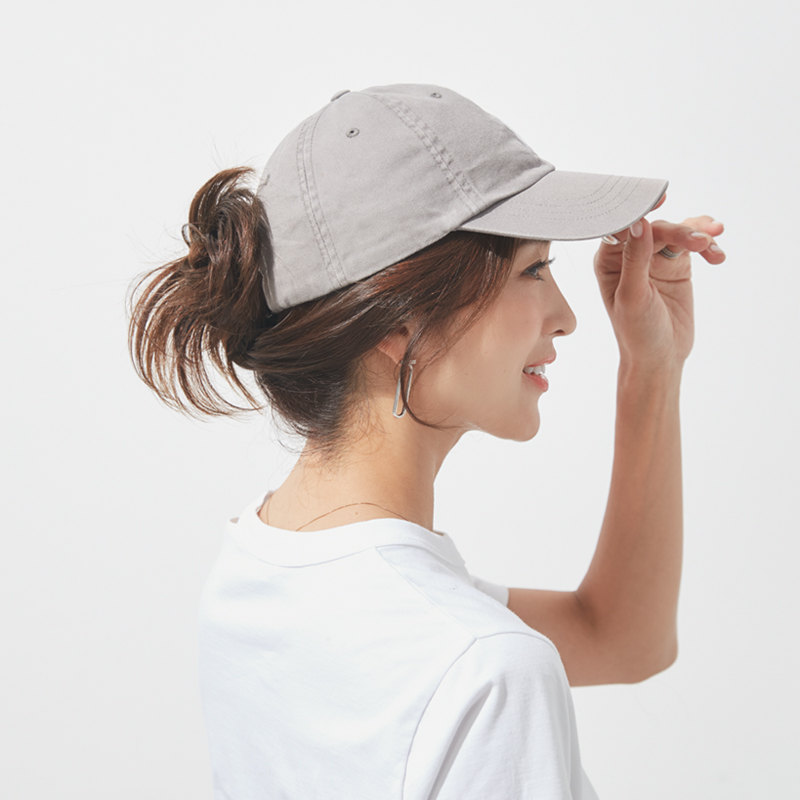 帽子アレンジの横顔