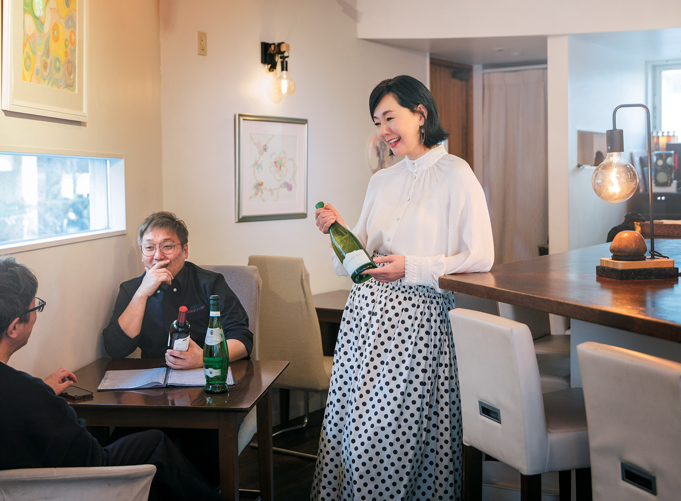 とよた真帆 オーナー レストラン ロジエ 店内の様子