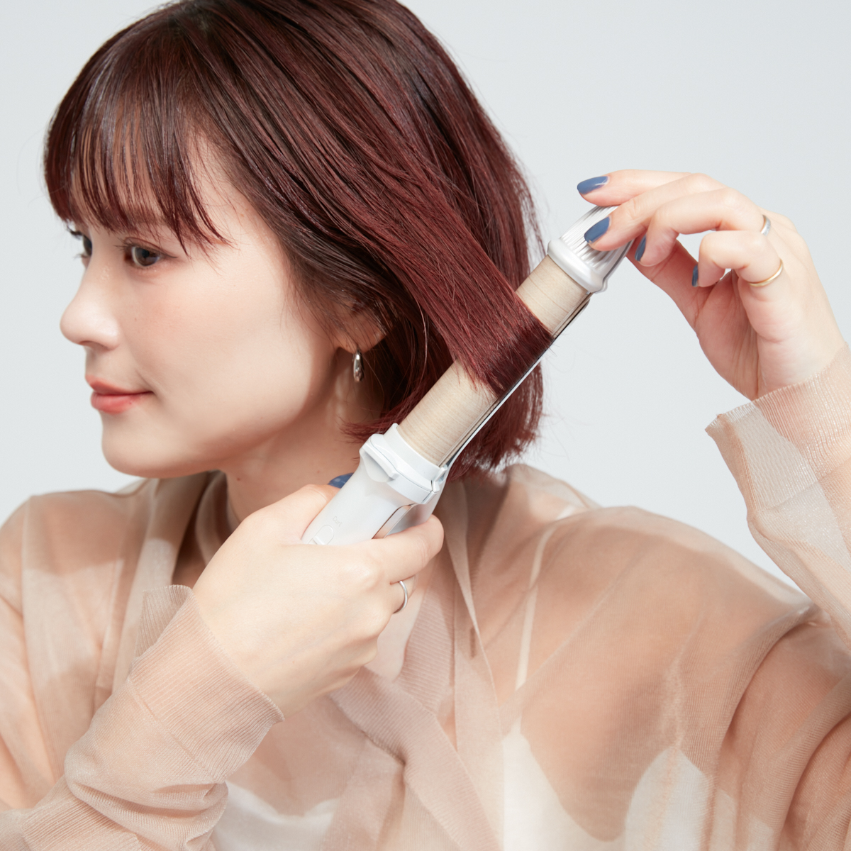 ビッグシュシュヘアアレンジの作り方