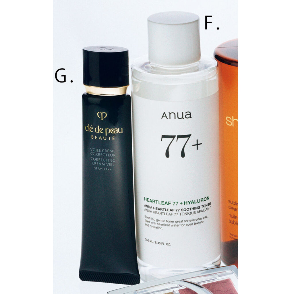 アヌアのドクダミ77 スージングトナー 250ml とクレ・ド・ポー ボーテのヴォワールコレクチュールn