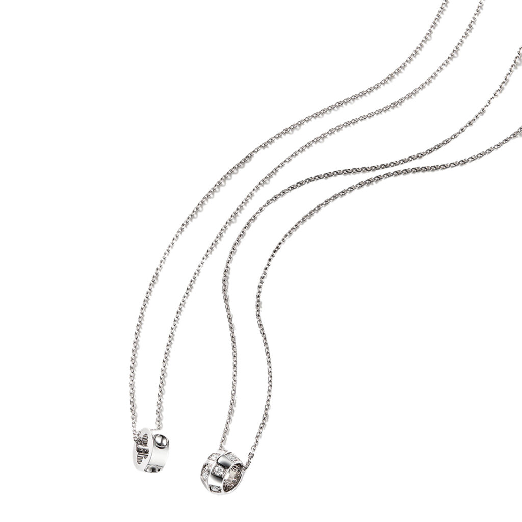 「ペンダント ル ダミエ ドゥ ルイ・ヴィトン」「ペンダント アンプラント」