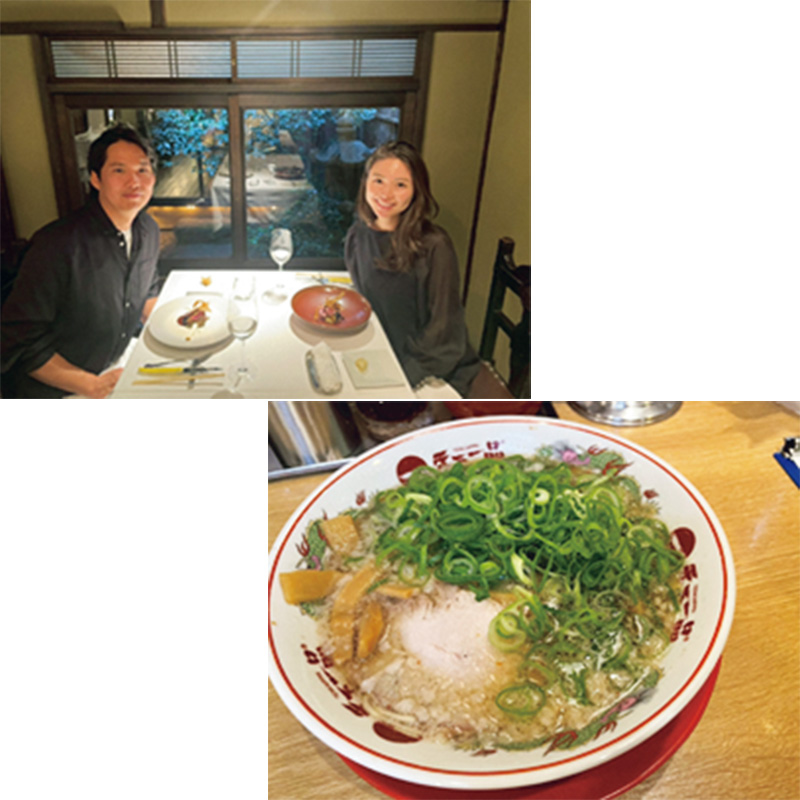 降旗咲子さんの京都旅の様子