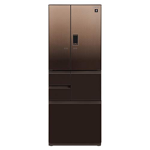 シャープ SHARP 冷蔵庫 SJ-AF50G-T プラズマクラスター(幅68.5cm) 502L ガラスドア/電動フレンチドア(観音...