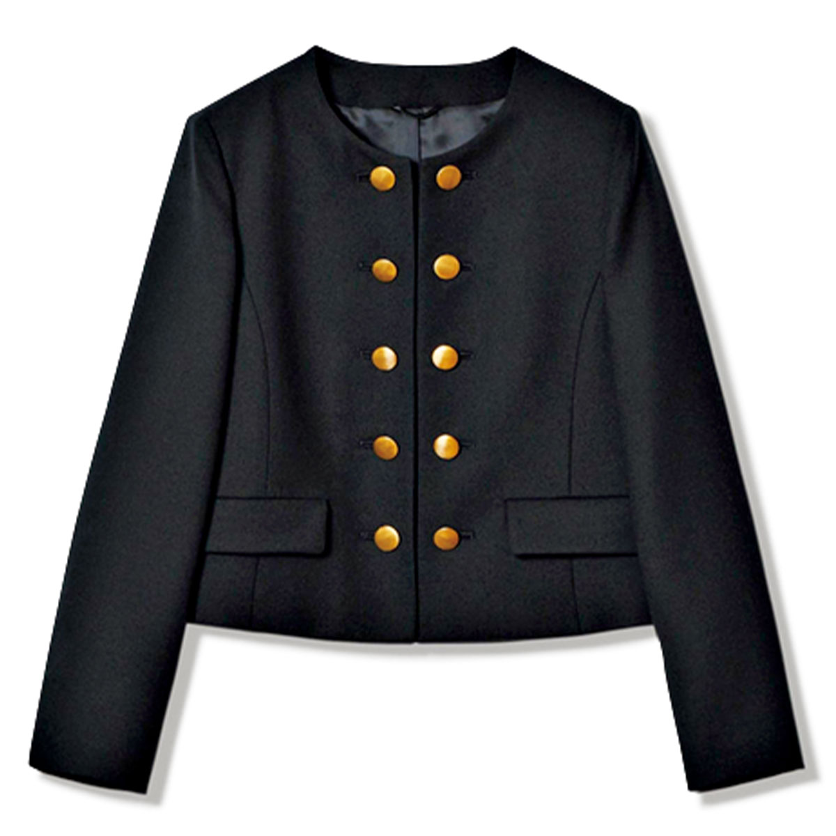 アナイのウールジョーゼット素材のジャケット