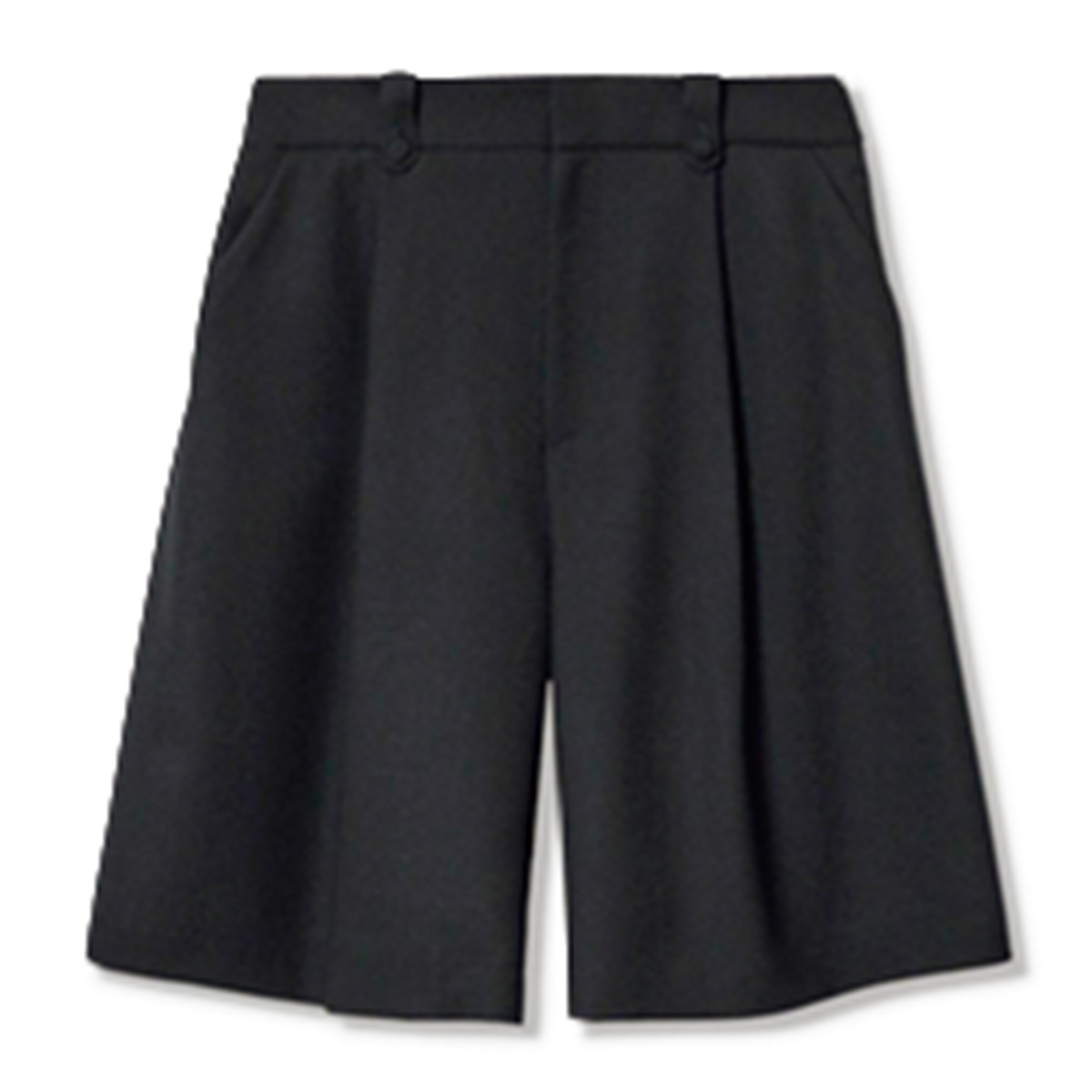 アナイのウールジョーゼット素材のハーフパンツ