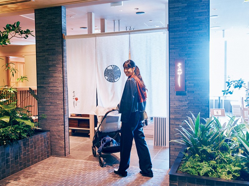 重厚感のあるエントランス