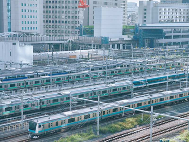 新幹線が見える好立地